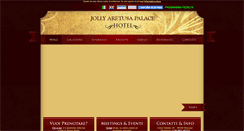 Desktop Screenshot of jollyaretusapalacehotel.com